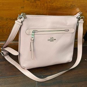Coach - Pebbled leather Mae Crossbody - Carnation - NWT